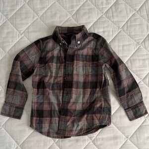 Janie and Jack Multicolor Plaid Shirt size 3T